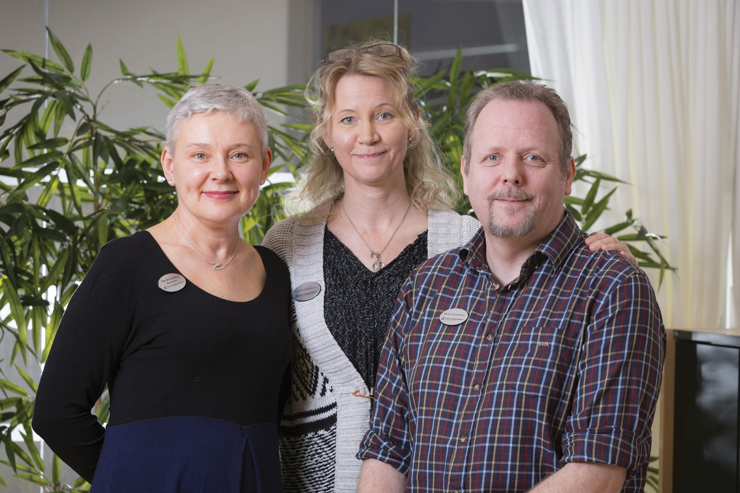 Åsa Strandberg, Camilla Gustafsson och Mikael Hjalmarson är vägledare vid Enheten Forum Funktionshinder inom Habilitering & Hälsa vid Stockholms läns landsting. Foto: Danish Saroee.