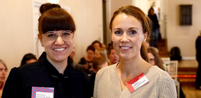 Rakel Eklund och Malin Lövgren, Ersta Sköndal Bräcke Högskola