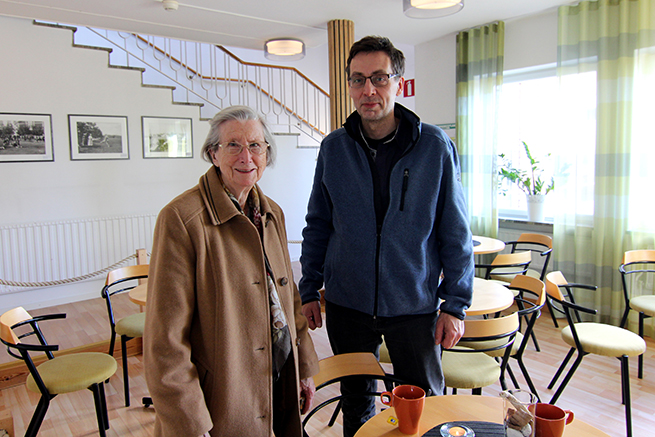 Dagmar Gustavsson och Peter Magnusson var några av de anhöriga som deltog på dialogträffen.