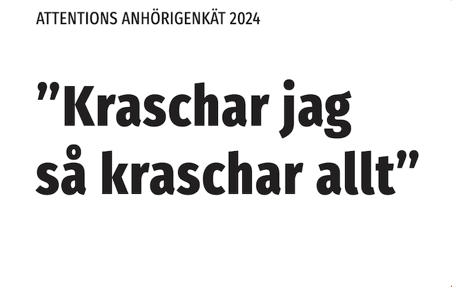 Kraschar jag så kraschar allt. Svart text mot vit bakgrund