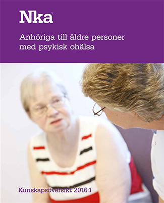 Anhöriga till äldre personer med psykisk ohälsa