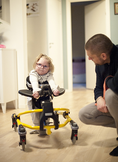 Julia och pappa Andreas.