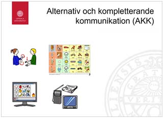 Bild från webbinarium om ögonstyrning. Föreställer en powerpoint-bild.