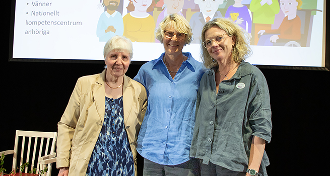 Elaine Johansson, Carina Hvalstedt och Maria Ahlqvist.