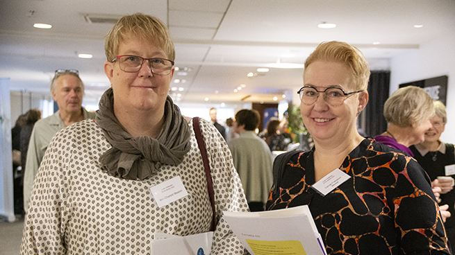 Ann-Charlott Westrin och Carola Fransson.