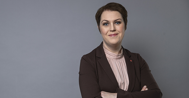 Socialminister Lena Hallengren.