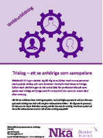 Omslag flyer Trialog