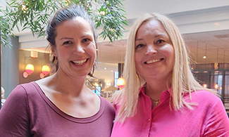 Lisa Schjelde och Helena Holmberg.