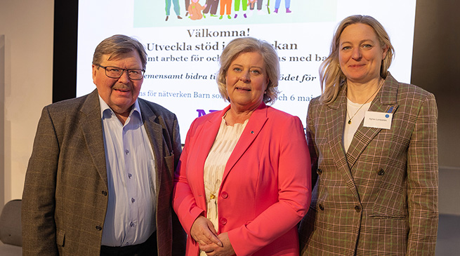 Lennart Magnusson, Camilla Waltersson Grönvall och Agnes Lundström.