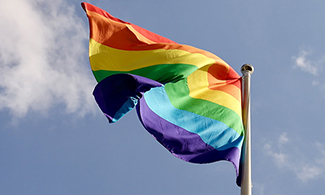 Prideflagga.